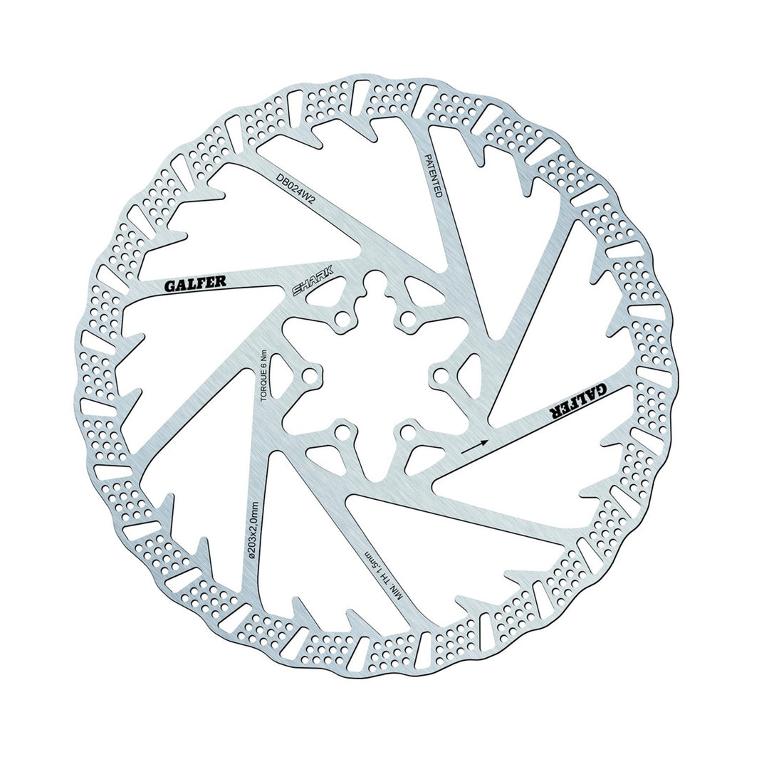 Disco de Freno Galfer Shark 203 x 2.0mm
