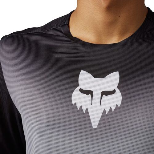 FOX Flexair LS Jersey Novah -  Black / Grey