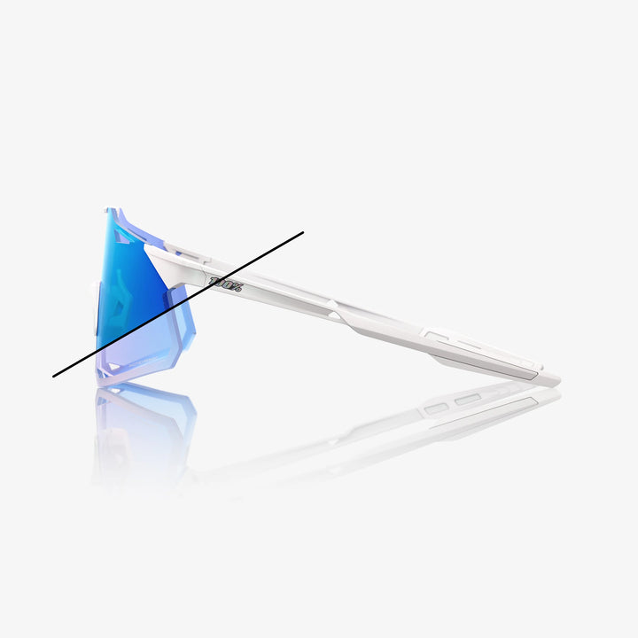 100% HYPERCRAFT® - Bastille LE - Pearl White Glitter - Blue Mirror Photochromic
