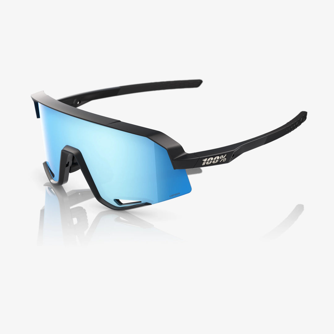 100% SLENDALE - Matte Black - HiPER® Blue Multilayer Mirror