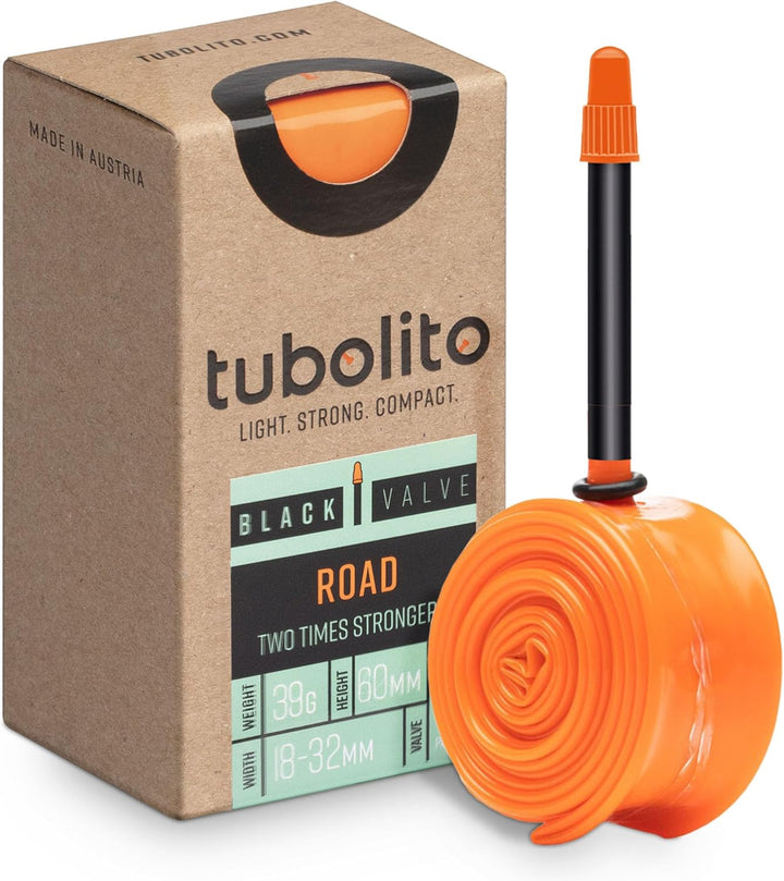 Tubolito |Tubo-Road Cámara Ultraligera TPU (700C x 18-32mm) - Válvula Negra 60mm