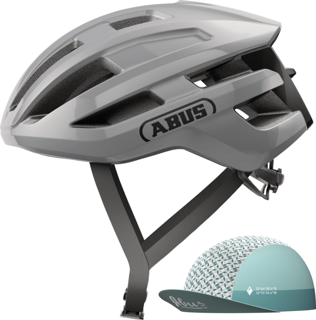ABUS POWERDOME ACE - RACE GREY