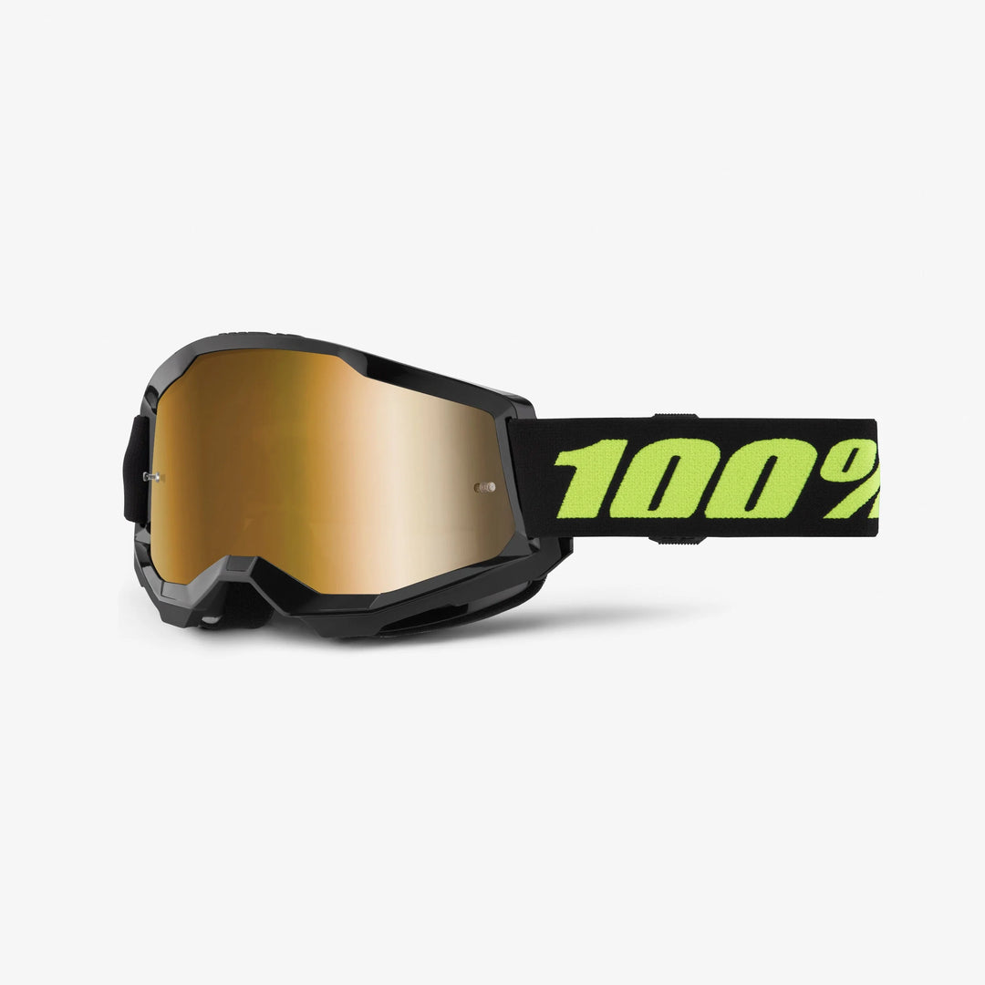 100% STRATA 2 Goggle Solar Eclipse - Mirror True Gold Lens
