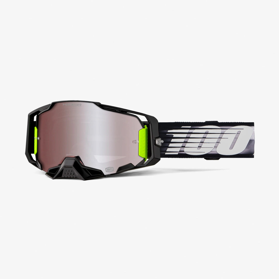 100% ARMEGA® Goggle - Lightspeed/HiPER® Mirror Silver Lens