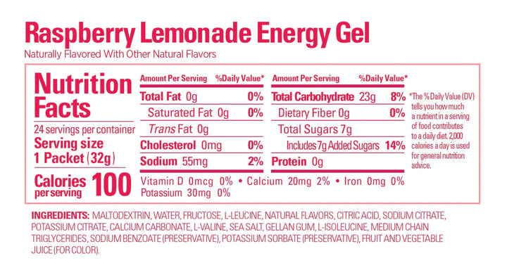 GU Gel Energizante - Raspberry Lemonade