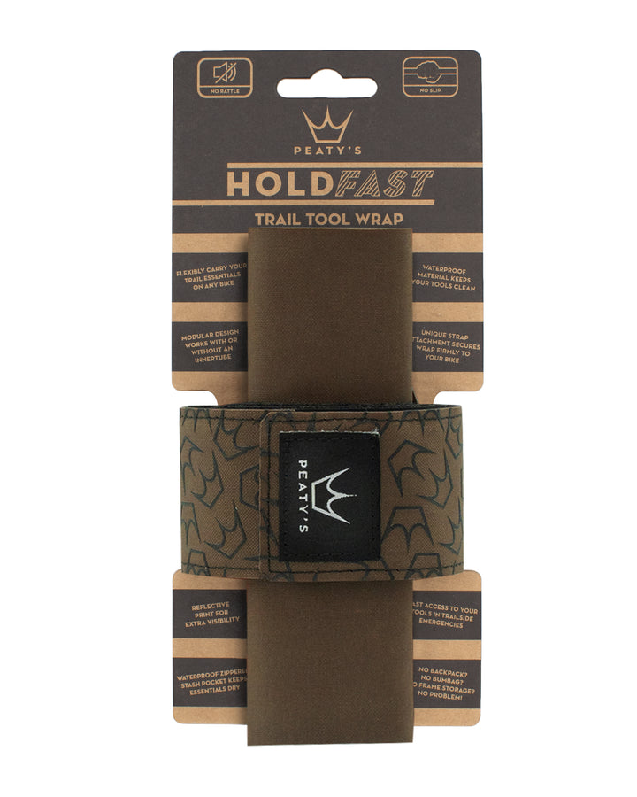 Peaty's Portaherramientas Holdfast Trail Tool Wrap - Earth