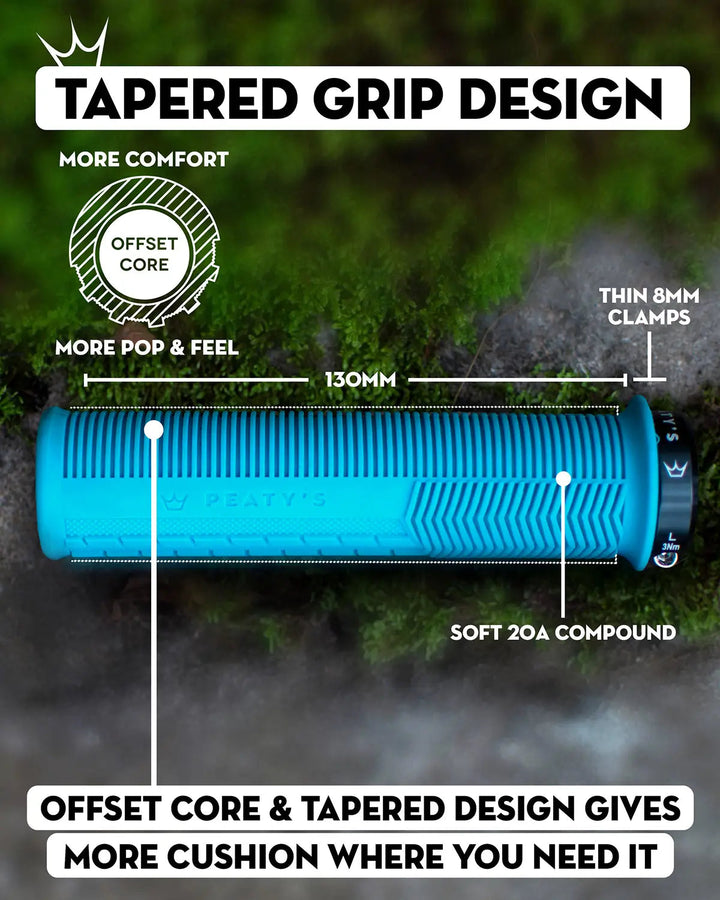 Peaty's Monarch Grip | Knurl - Black
