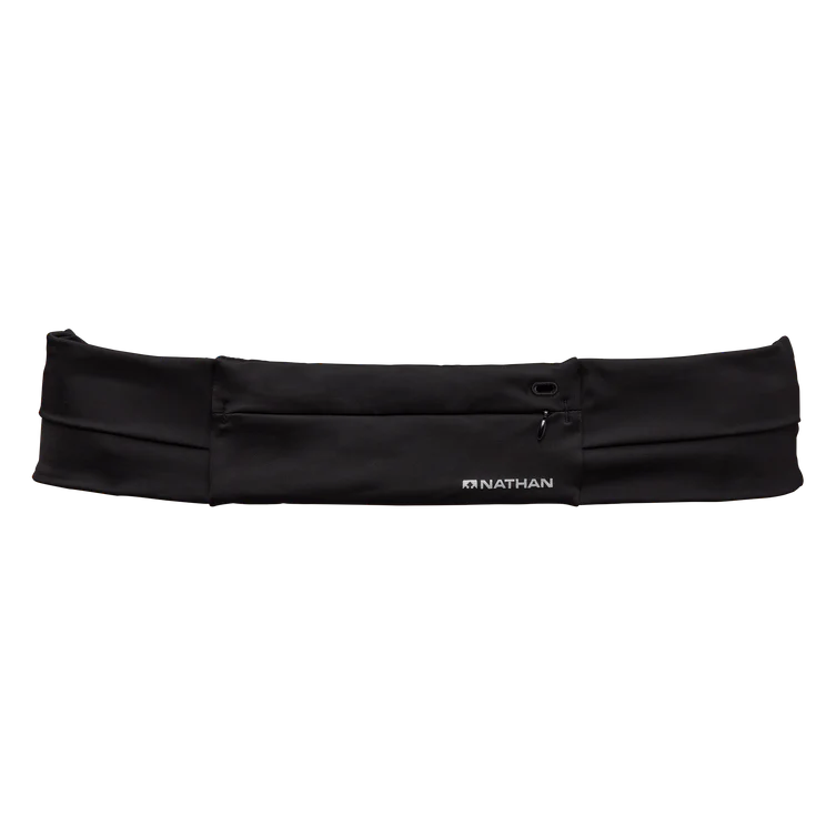 Cinturón para correr Nathan Adjustable Fit Zipster 2.0 - Negro