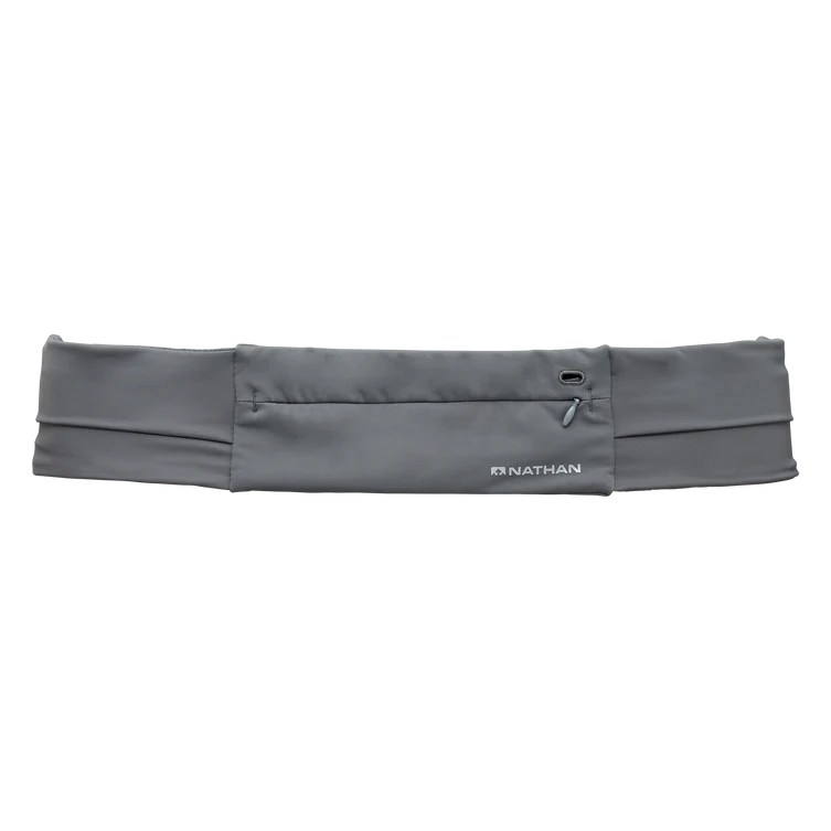 Cinturón para correr Nathan Adjustable Fit Zipster 2.0 - Gris