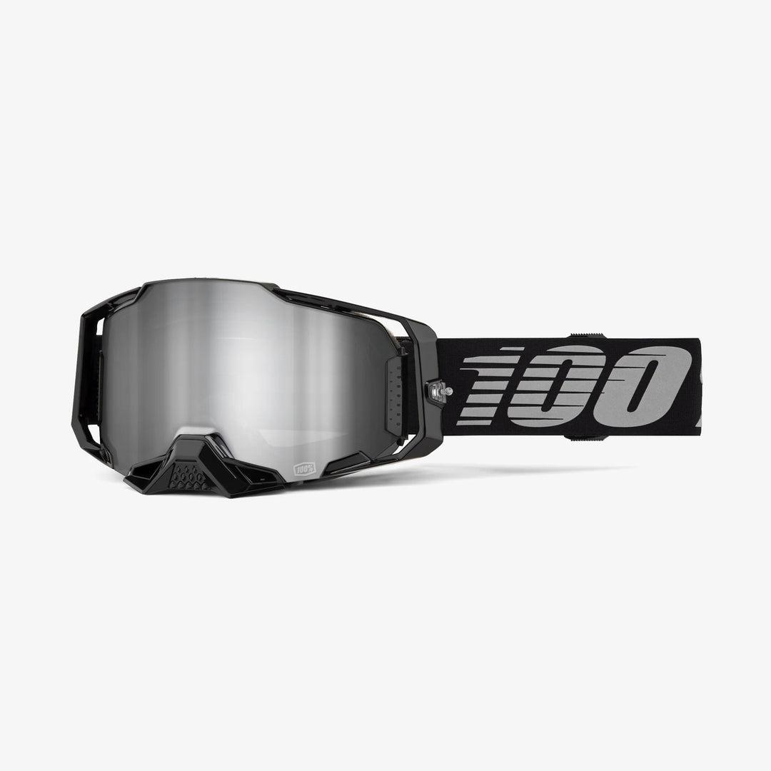 ARMEGA Goggle Black - Silver Mirror Lens