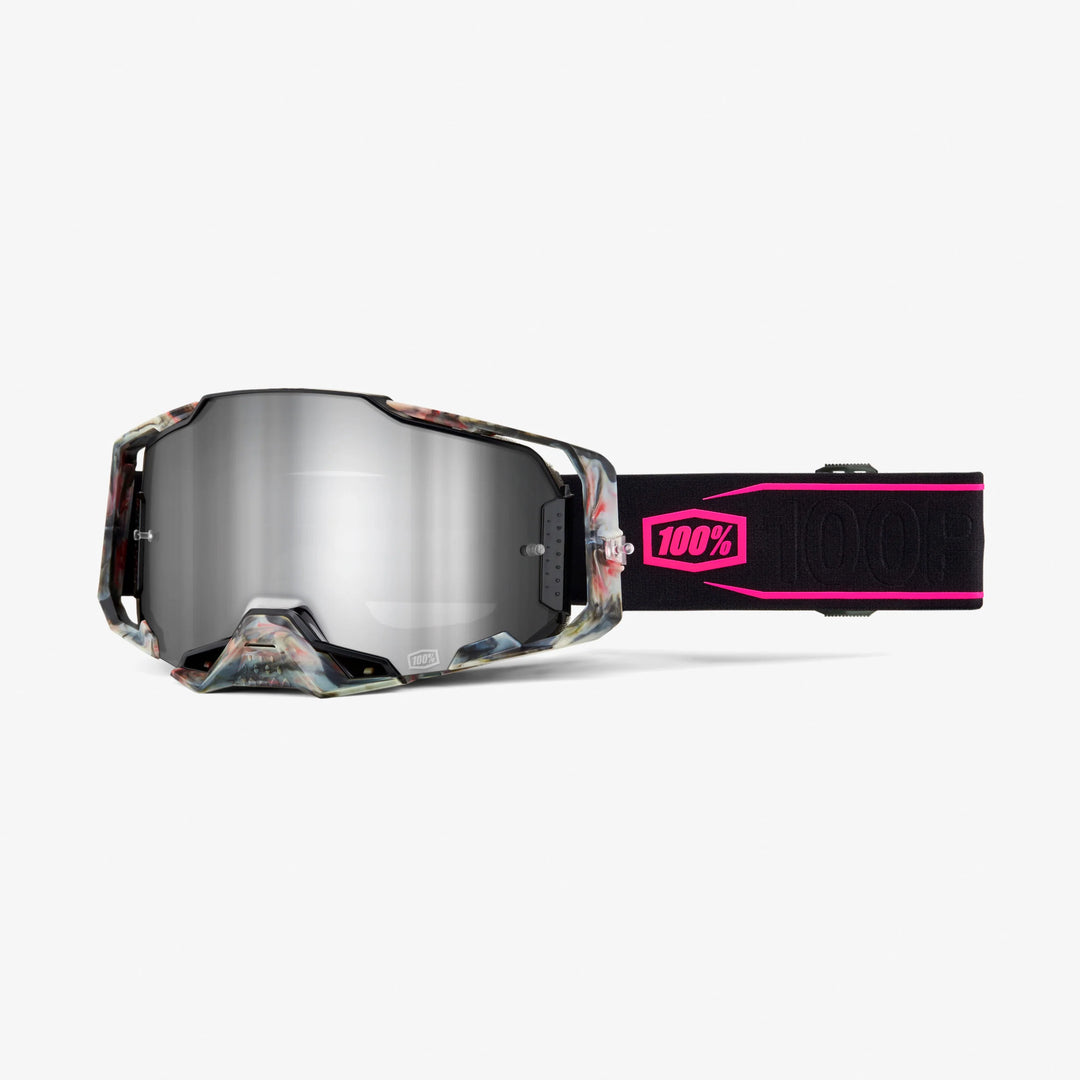 100% ARMEGA® Goggle Sarcelle - Mirror Silver Lens