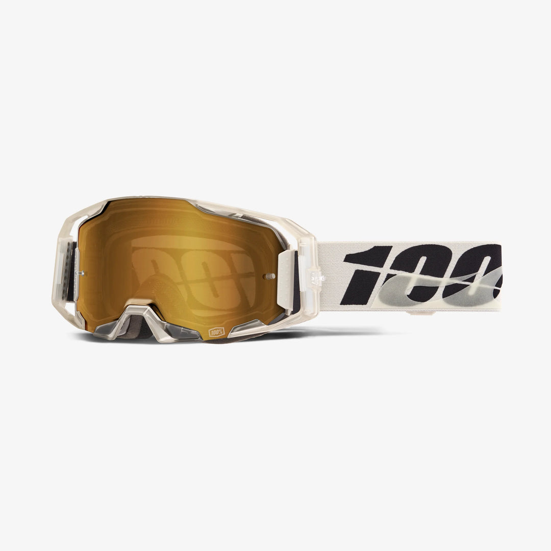 100% Armatic Goggle Pitch - Mirror True Gold