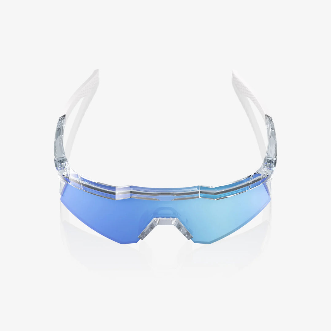 100% SPEEDCRAFT XS - Polished Translucent Clear - HiPER Blue Multilayer Mirror