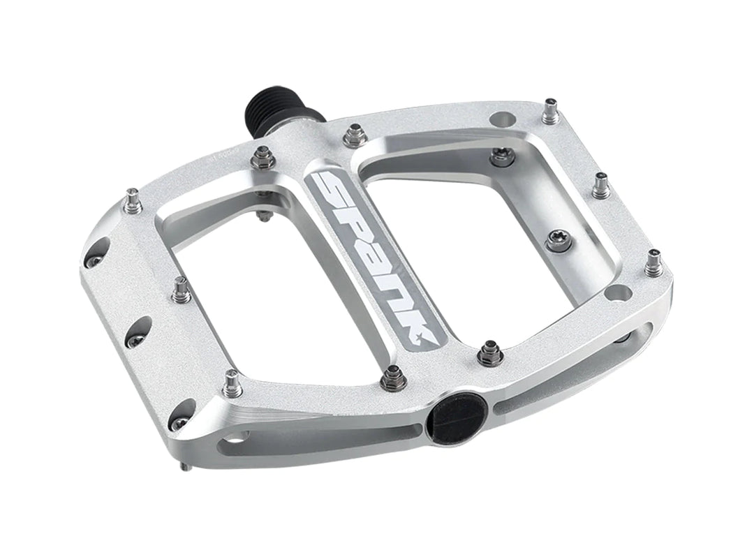 Spank Spoon 110 Pedals - Raw Silver