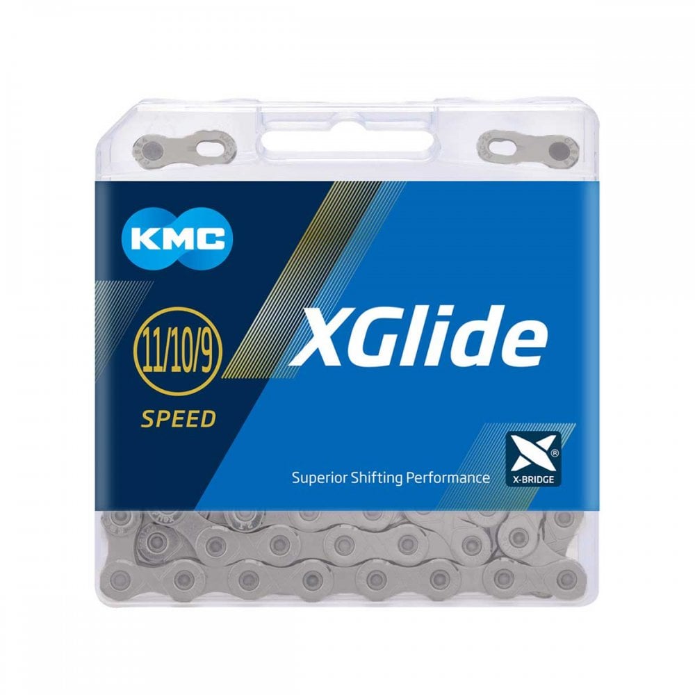 CADENA KMC XGLIDE CUES 9-11 - GREY/GREY