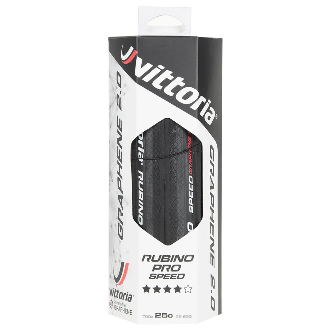 Llanta Vittoria Rubino Pro Speed Graphene 2.0 700x25c Black (en caja)