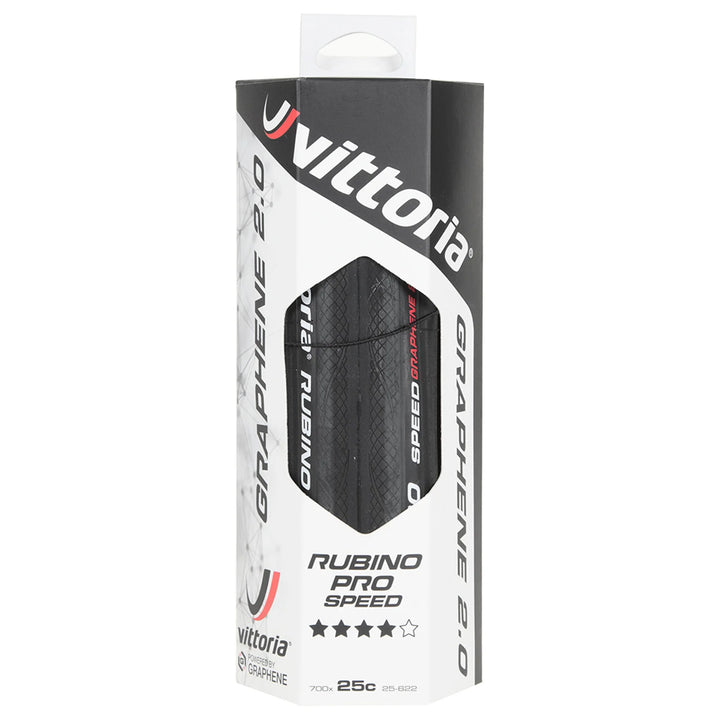 Llanta Vittoria Rubino Pro Speed Graphene 2.0 700x25c Black (en caja)