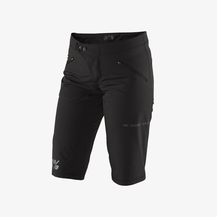 100% RIDECAMP Short Black (Mujer)