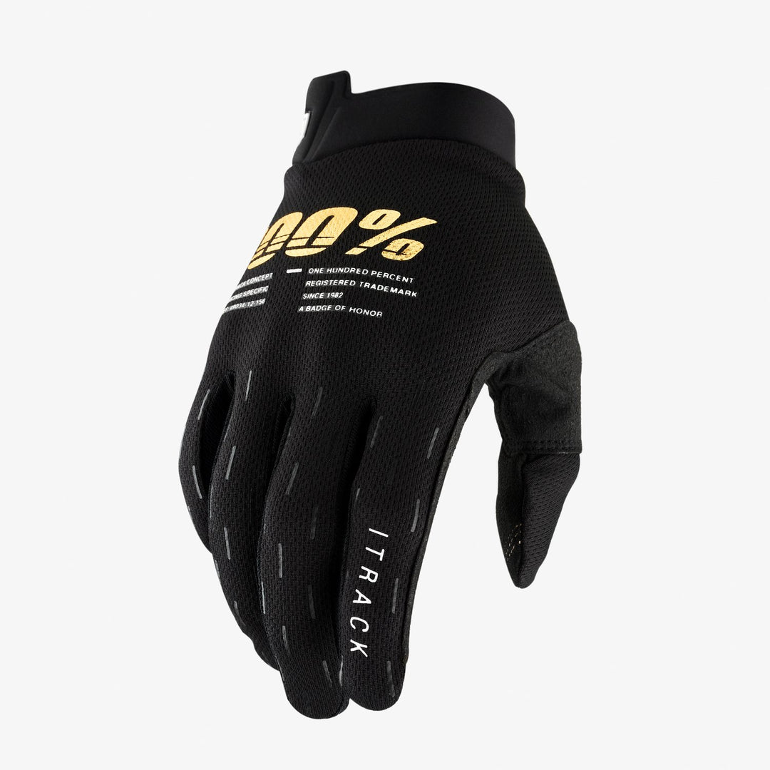 100% iTRACK Guantes - Black