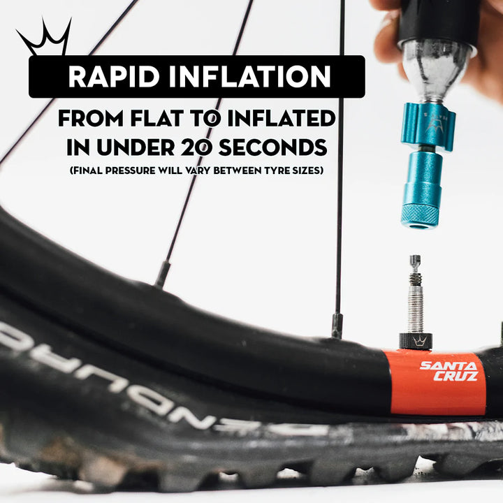 Peaty's Holeshot Inflador CO2 - Ruta / Gravel (16g)