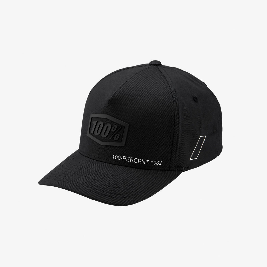 100% Shadow X-Fit Gorra Black