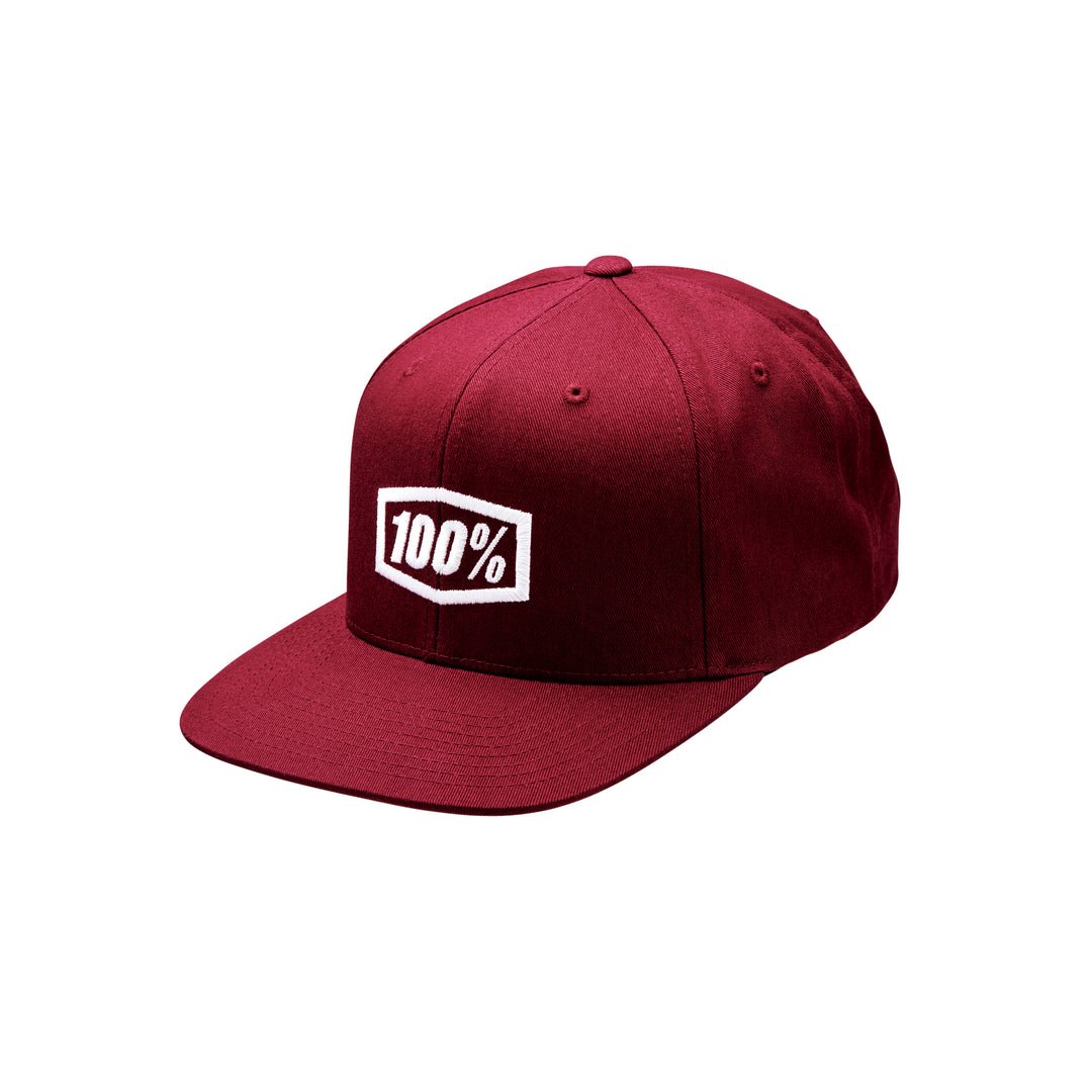 100% Icon Gorra Snapback - Guinda