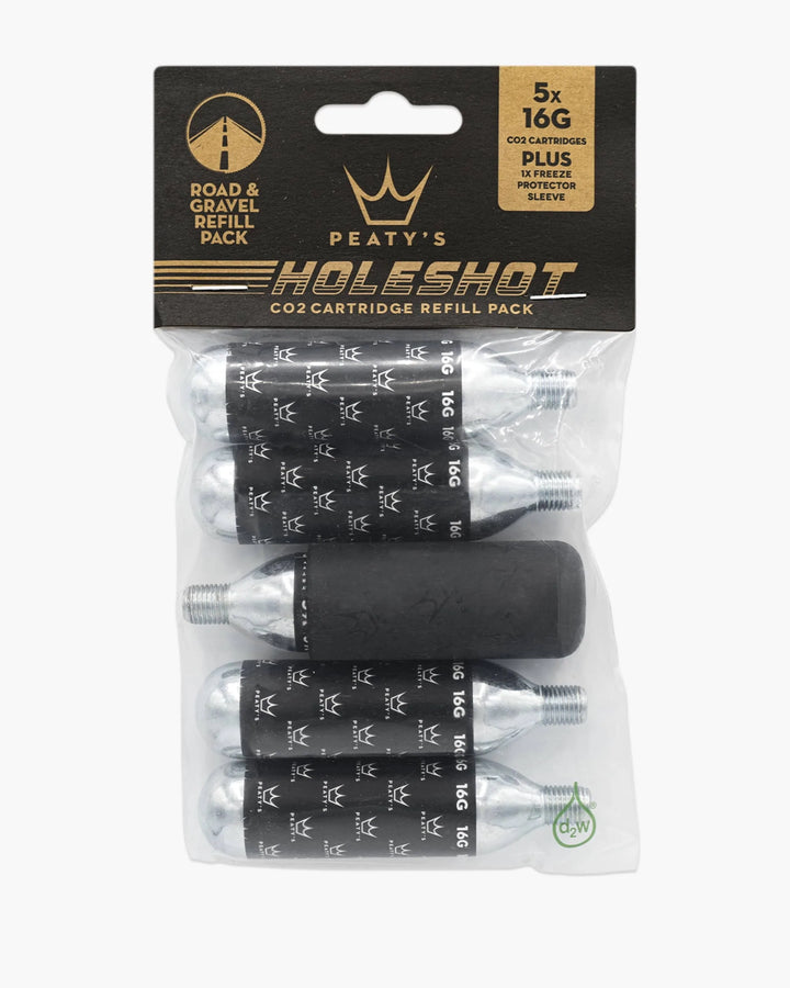 Peaty's Holeshot Cartuchos CO2 (Pack de 5)