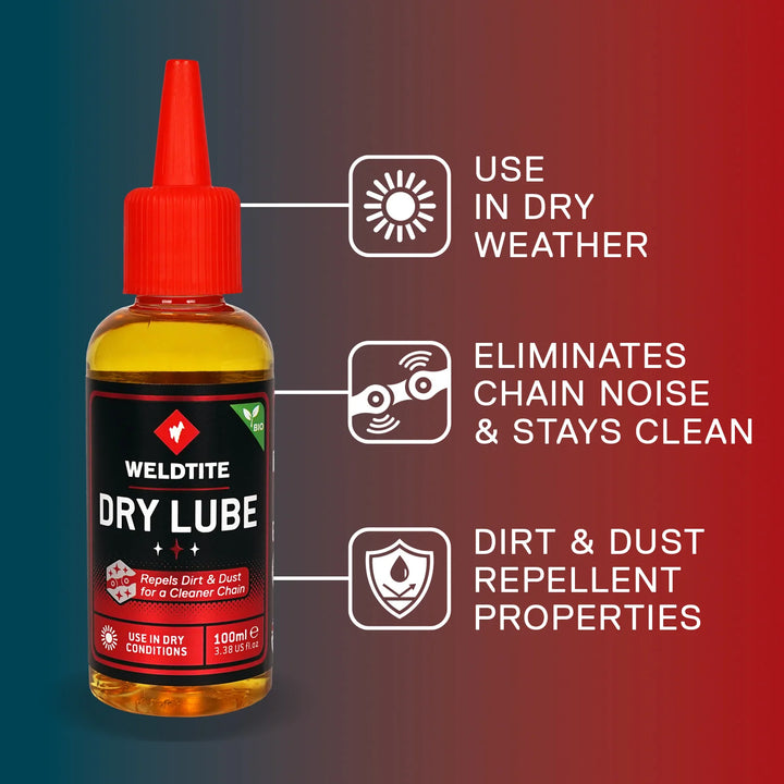 Weldtite Dry Lube Lubricante para Cadena (100ml)