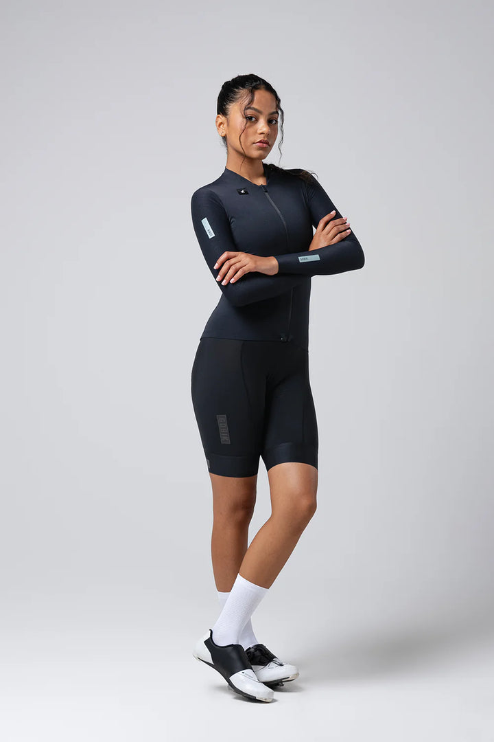 Maillot Manga Larga Gobik Avalon Unisex Ink Black