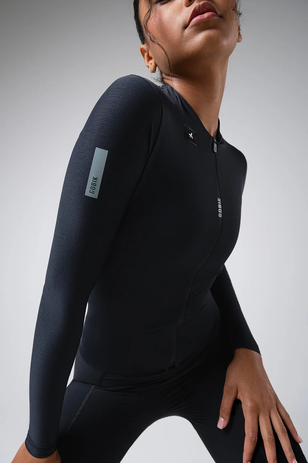 Maillot Manga Larga Gobik Avalon Unisex Ink Black