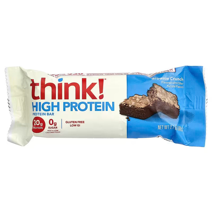 Think !, Barritas altas en proteína - Brownie crocante