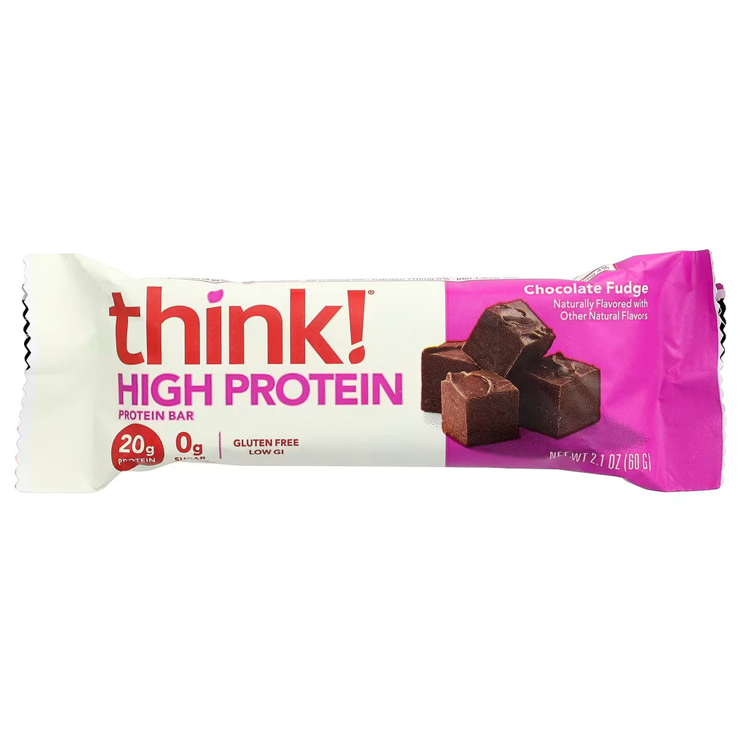 Think !, Barras con alto contenido de proteínas - Fudge de chocolate