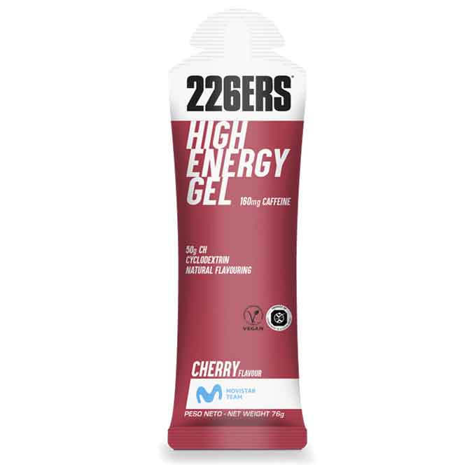 226ERS High Energy Gel 160mg Caffeine Cherry (50g Carbs)