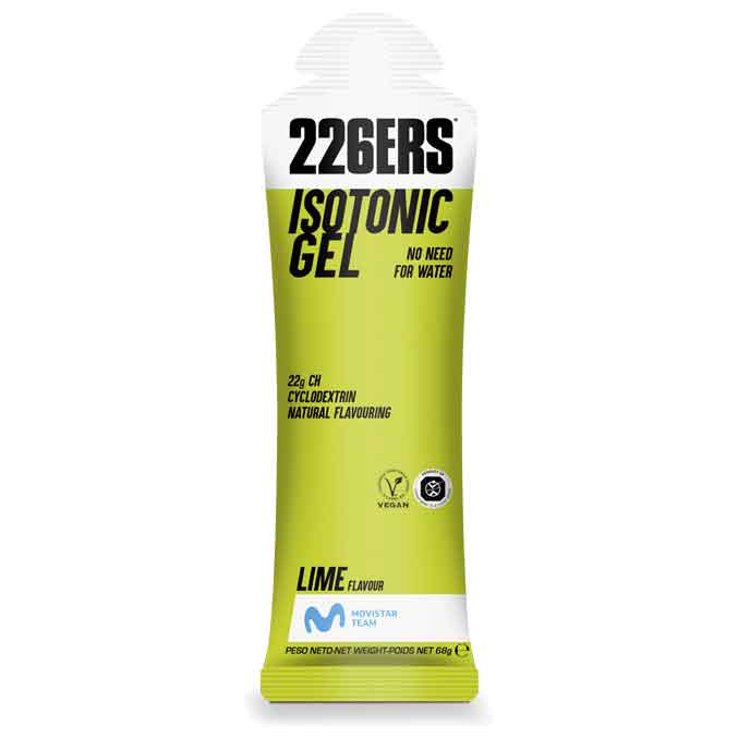 226ers ISOTONIC GEL 68g - Lima (Sin Cafeína)