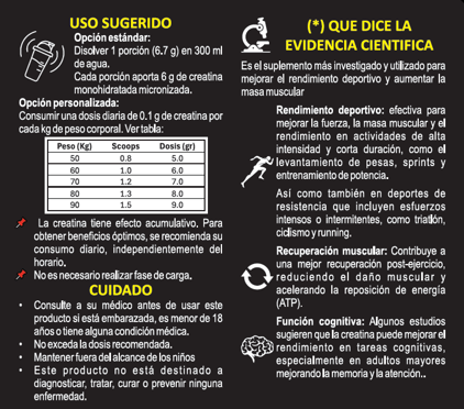 MAXX NUTRITION ULTRAPURE™ CREATINE: SANDIA - 500g