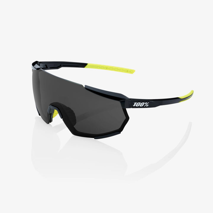 100% RACETRAP® 3.0 - Gloss Black - Smoke + Clear Lens