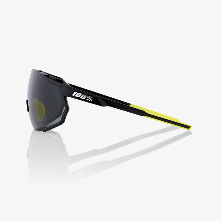 100% RACETRAP® 3.0 - Gloss Black - Smoke + Clear Lens