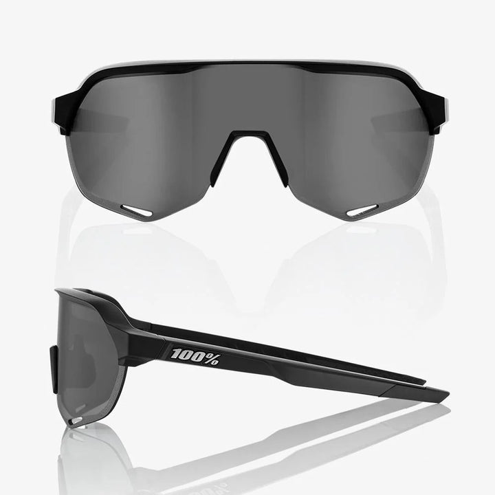 100% Lente S2® - Soft Tact Black - Smoke + Clear Lens