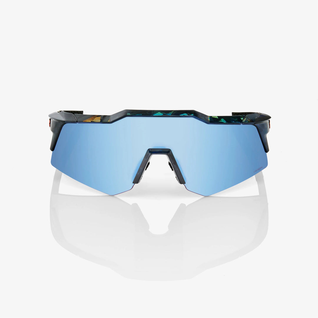 SPEEDCRAFT® XS - Black Holographic - HiPER Blue Multilayer Mirror + Clear Lens