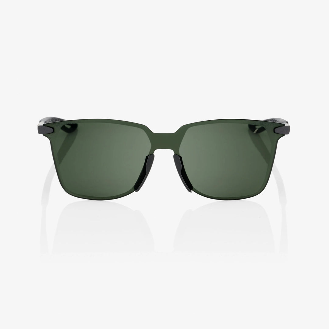 100% Legere Square - Matte Black - Grey Green Lens