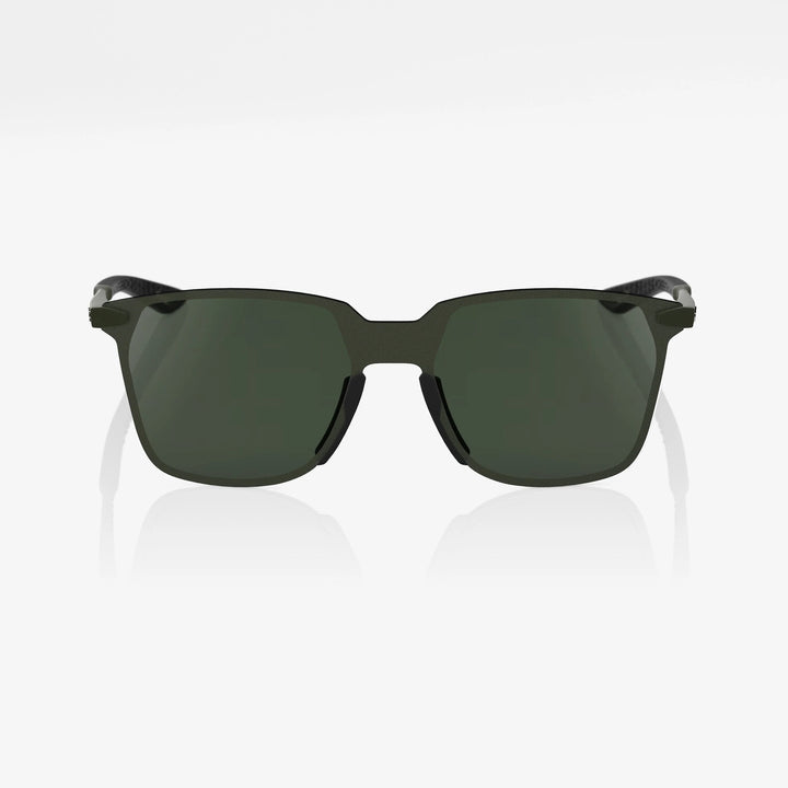 100% Legere Square - Soft Tact Army Green - Grey Green Lens