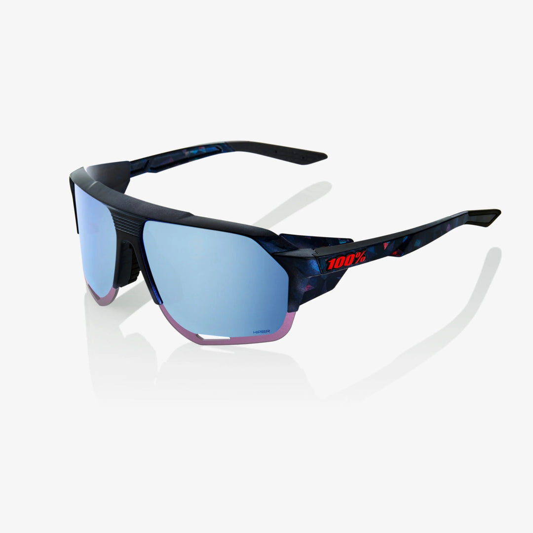 100% NORVIK™ - Black Holographic - HiPER® Blue Multilayer Mirror + Clear Lens