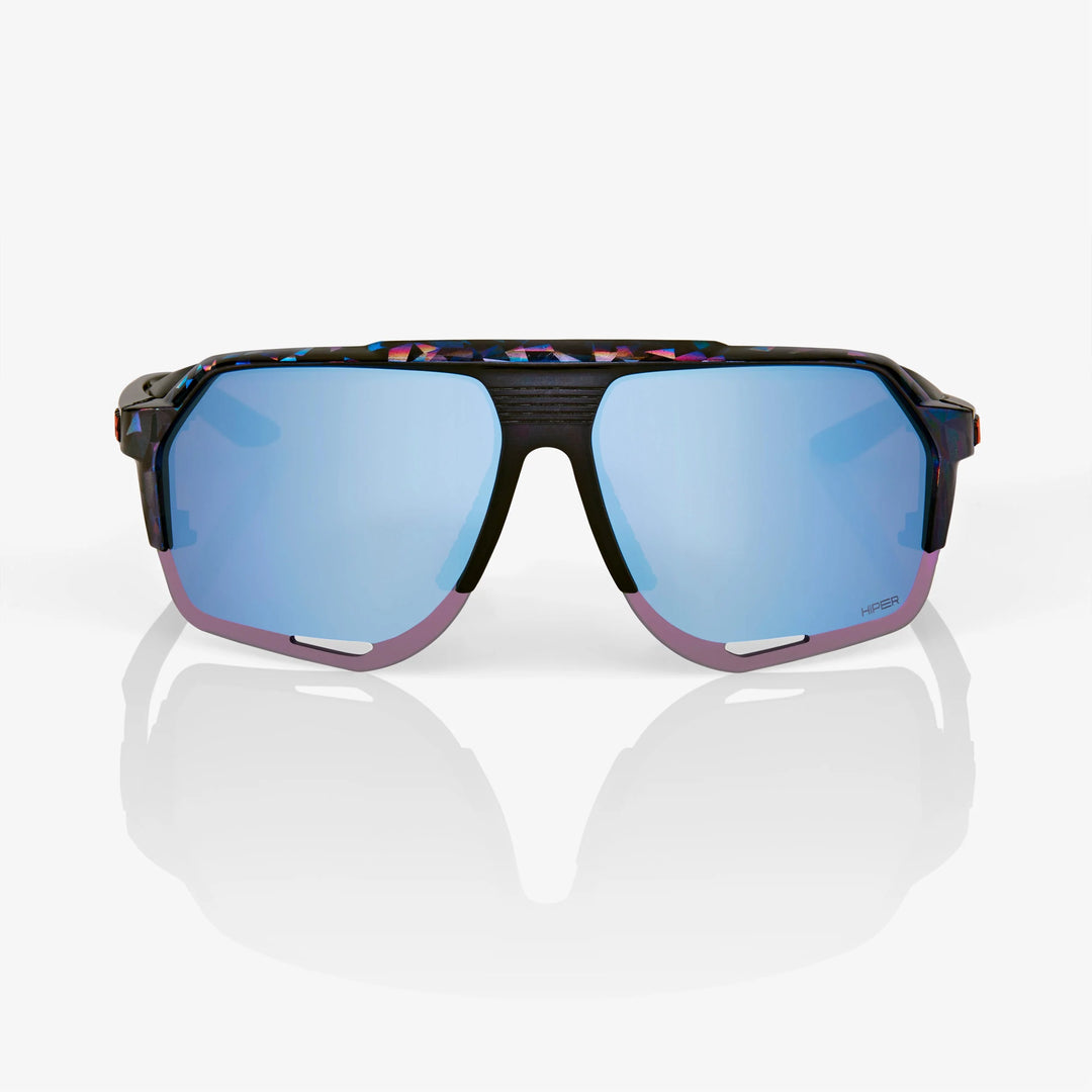 100% NORVIK™ - Black Holographic - HiPER® Blue Multilayer Mirror + Clear Lens