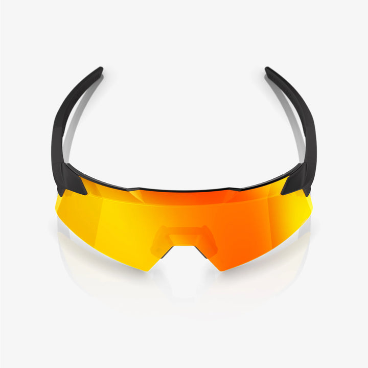 100% AEROCRAFT - Soft Tact Black - HiPER Red Multilayer Mirror