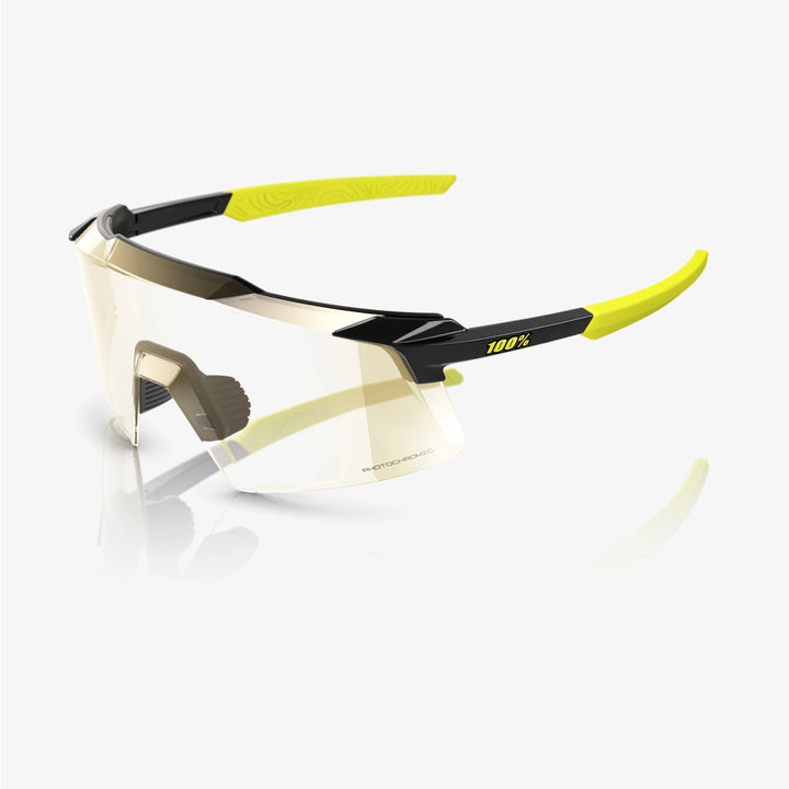 100% AEROCRAFT - Gloss Metallic Black - Gold Mirror Photochromic