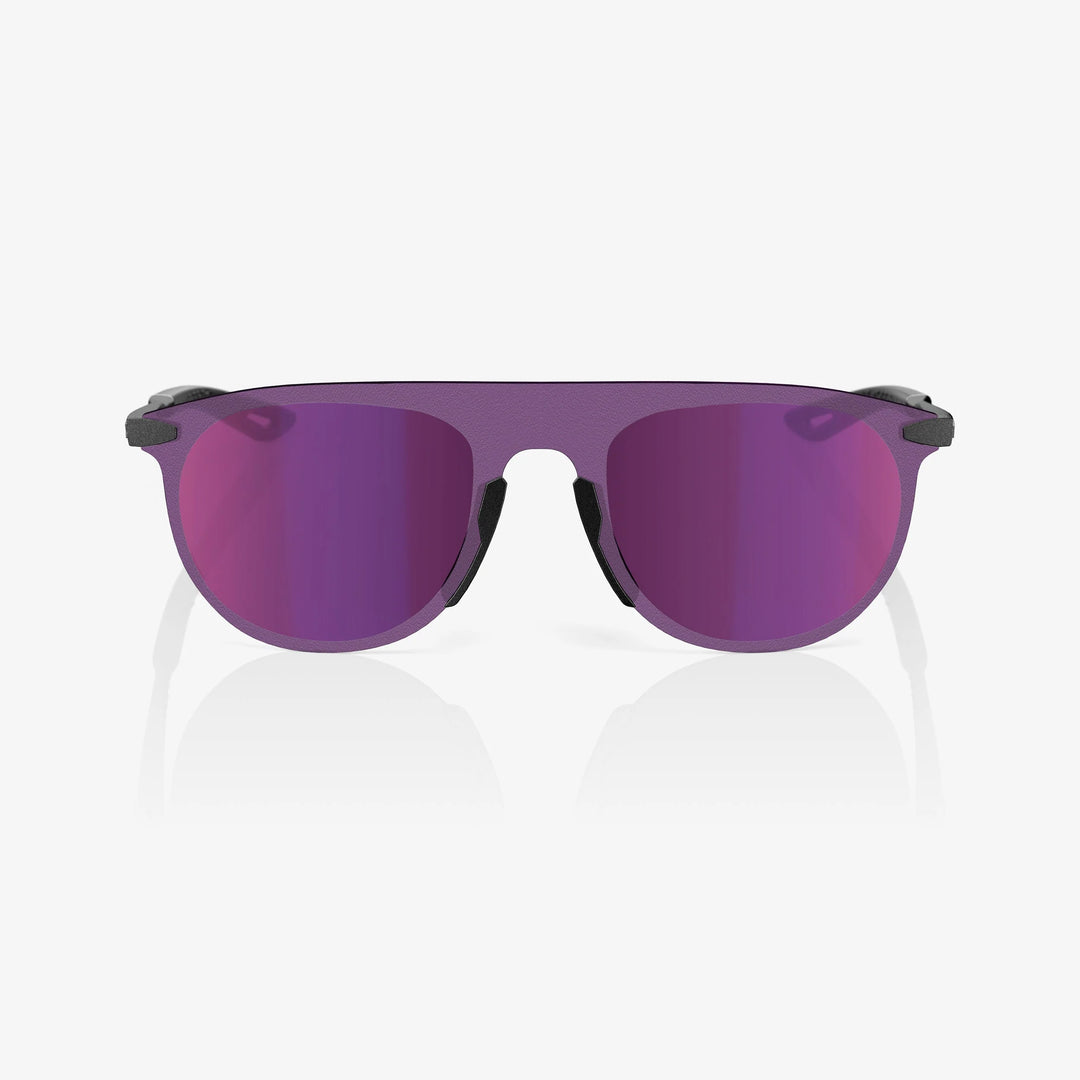 100% Legere Coil - Matte Gunmetal - Purple Multilayer Mirror Lens