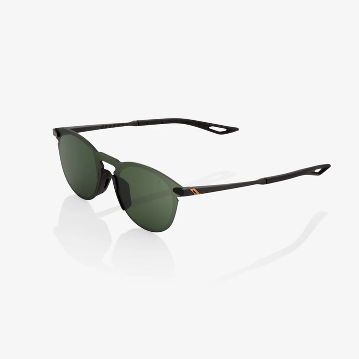 100% Legere Round - Matte Black - Grey Green Lens