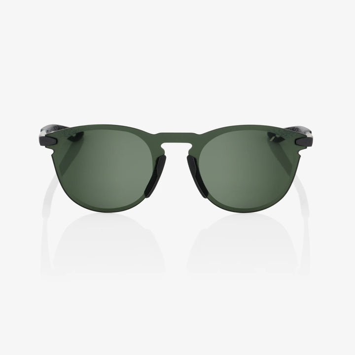 100% Legere Round - Matte Black - Grey Green Lens