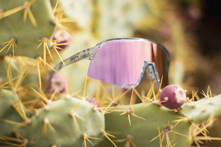 100% S3™ - Polished Translucent Grey - Rose Gold Mirror Photochromic Lens