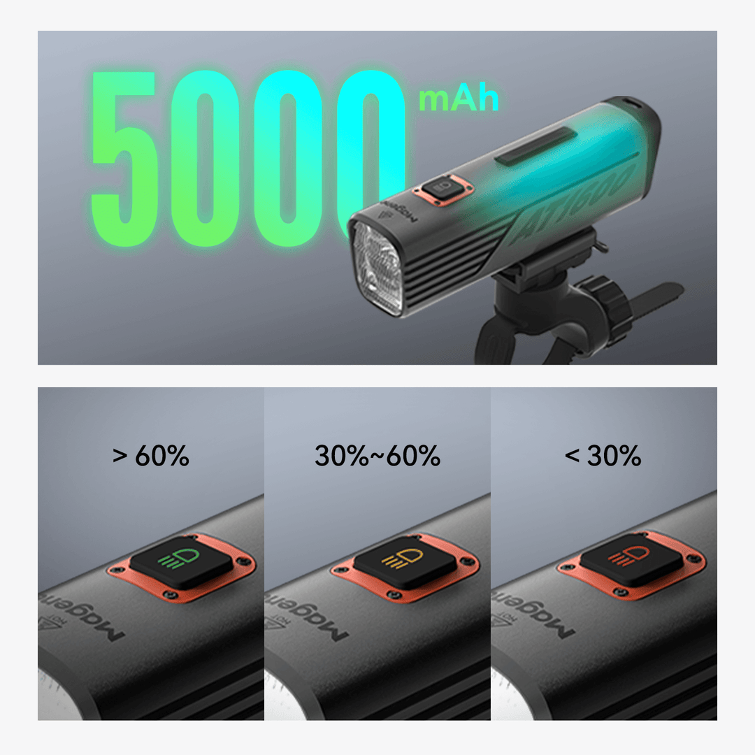 Magene - AT1200 Luz delantera inteligente